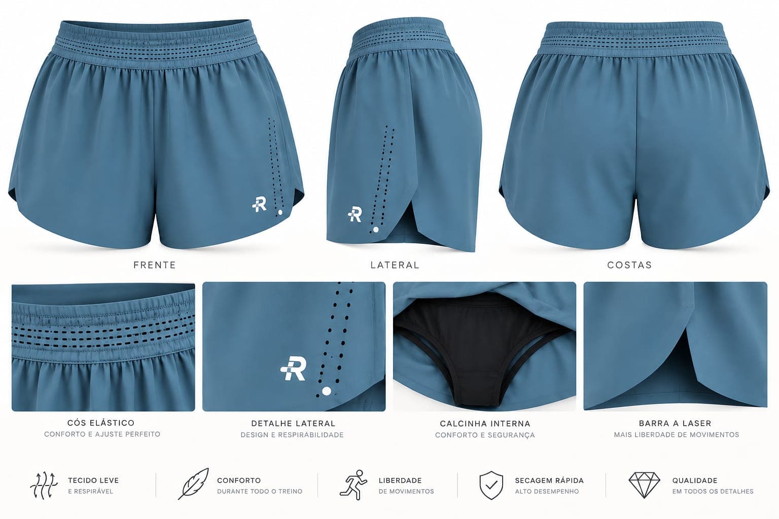 SHORT SOLTINHO A LASER